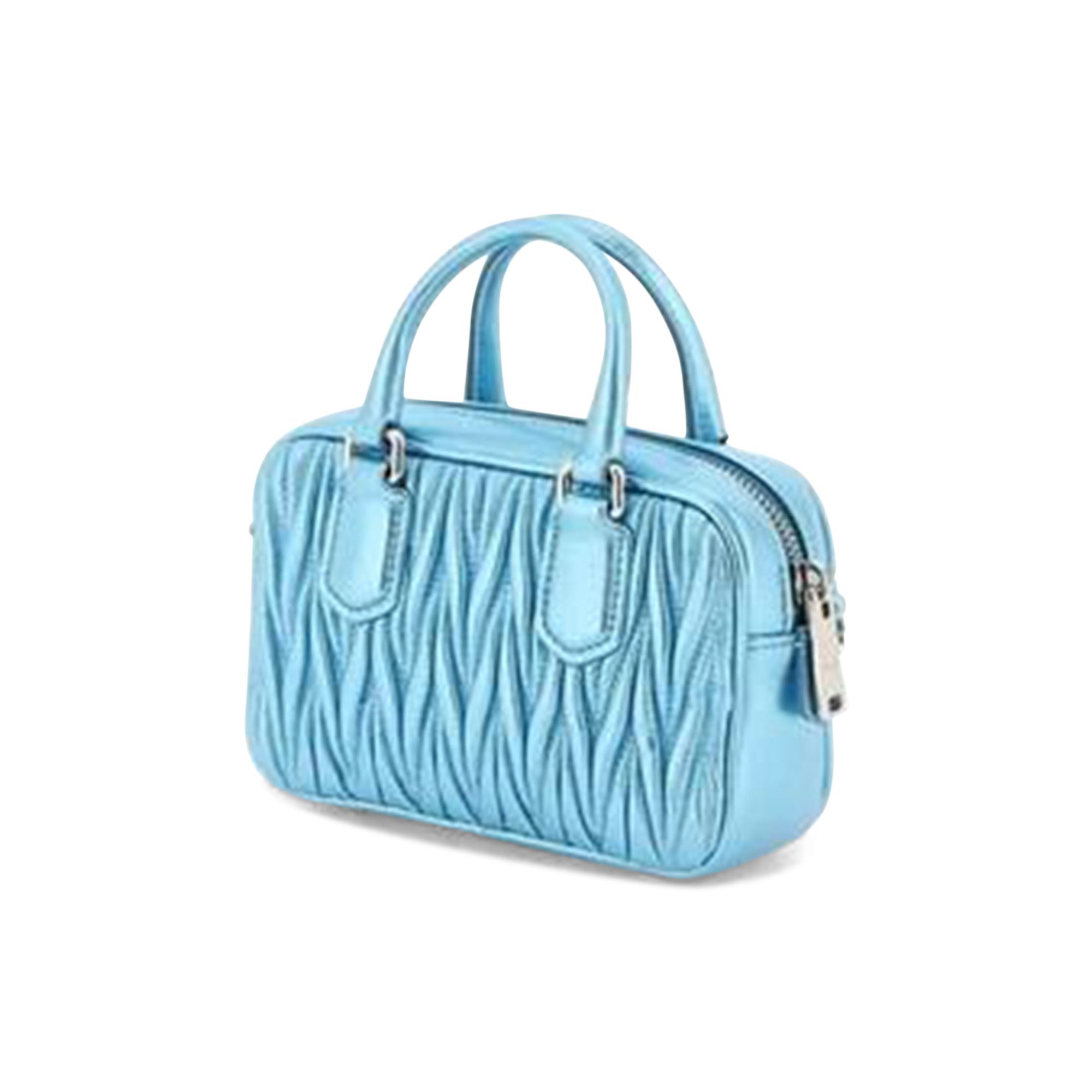 Buy Miu Miu Matelasse Square Shoulder Bag 'Cielo Mordore' - 5BP077