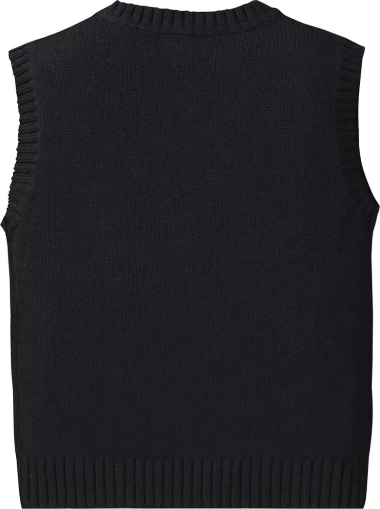 Marni V Neck Sweater Vest Ultramarine