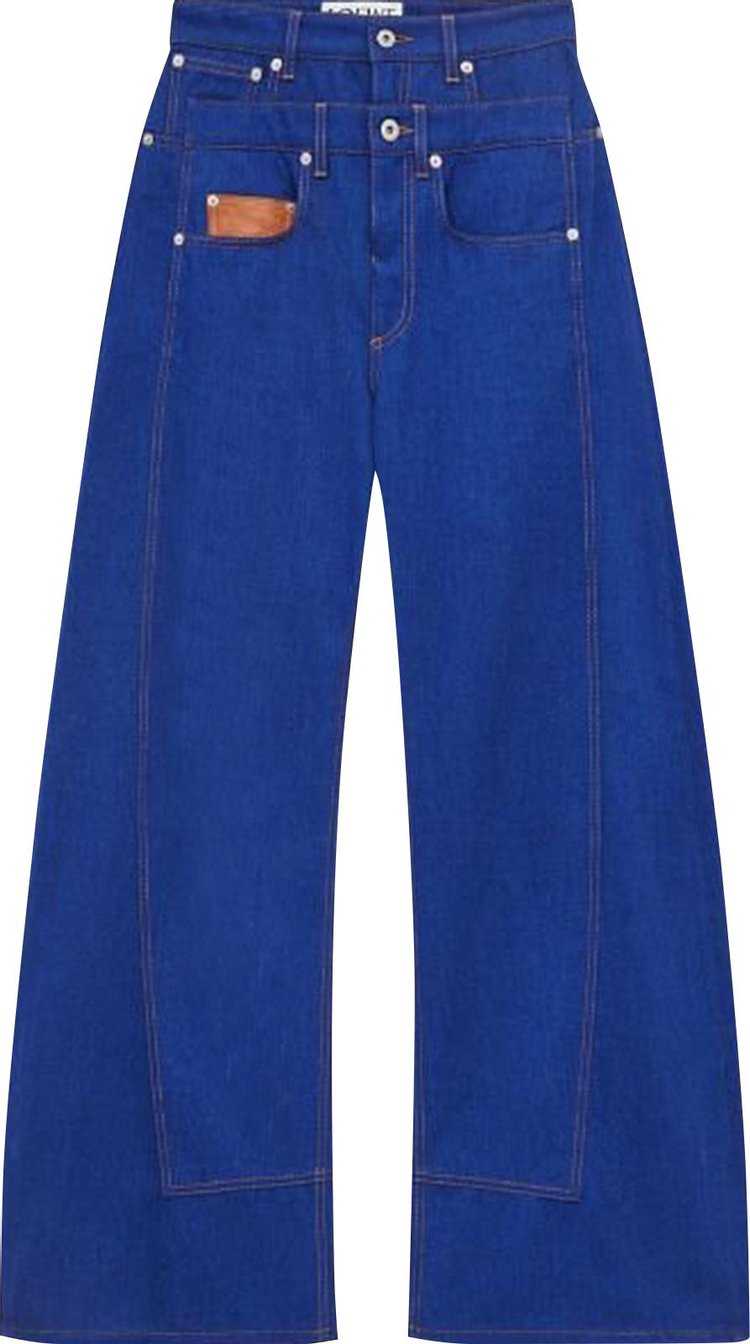 Loewe Trompe L'Oeil Jeans 'Bright Blue'