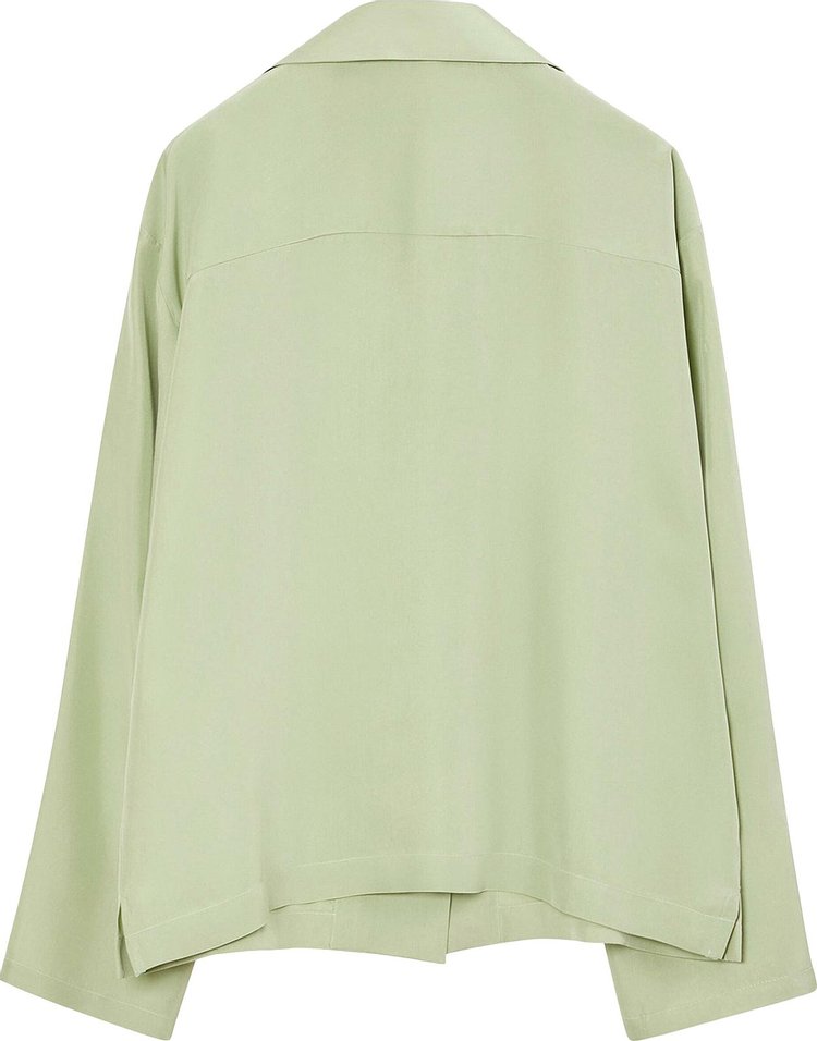 Loewe Anagram Pajama Blouse Lime Green