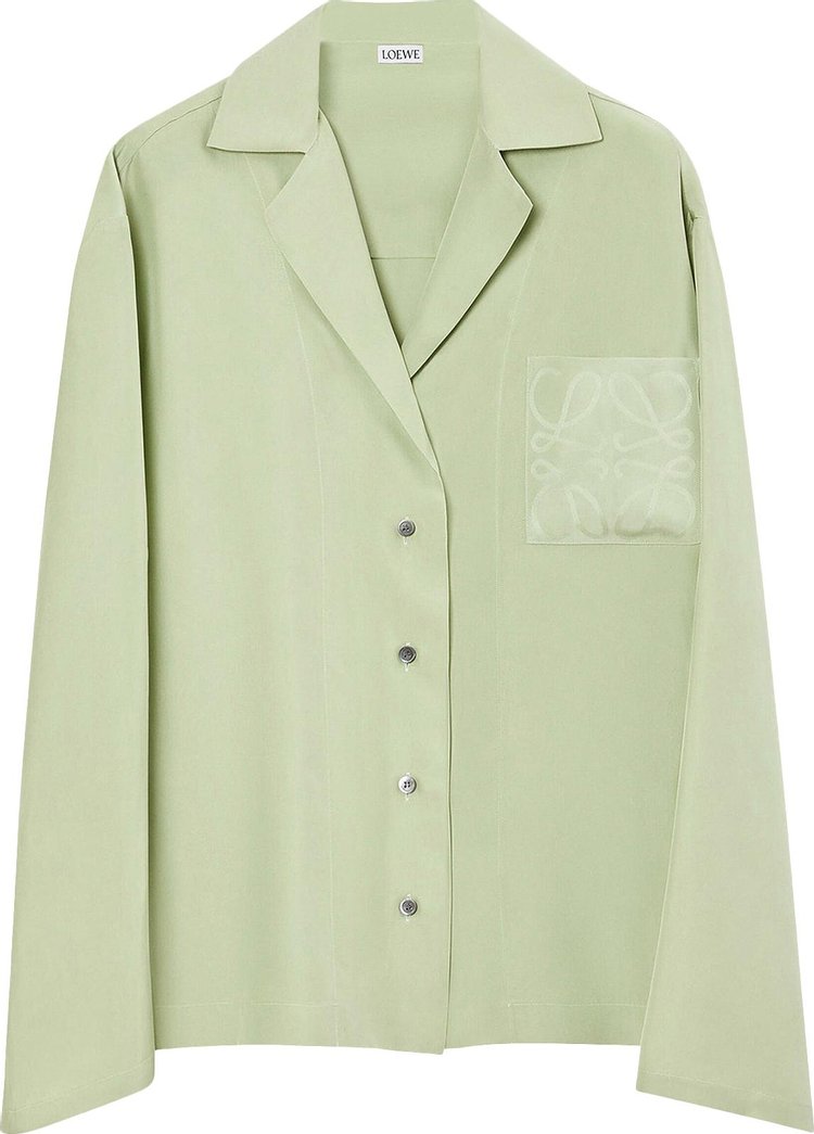 Loewe Anagram Pajama Blouse 'Lime Green'