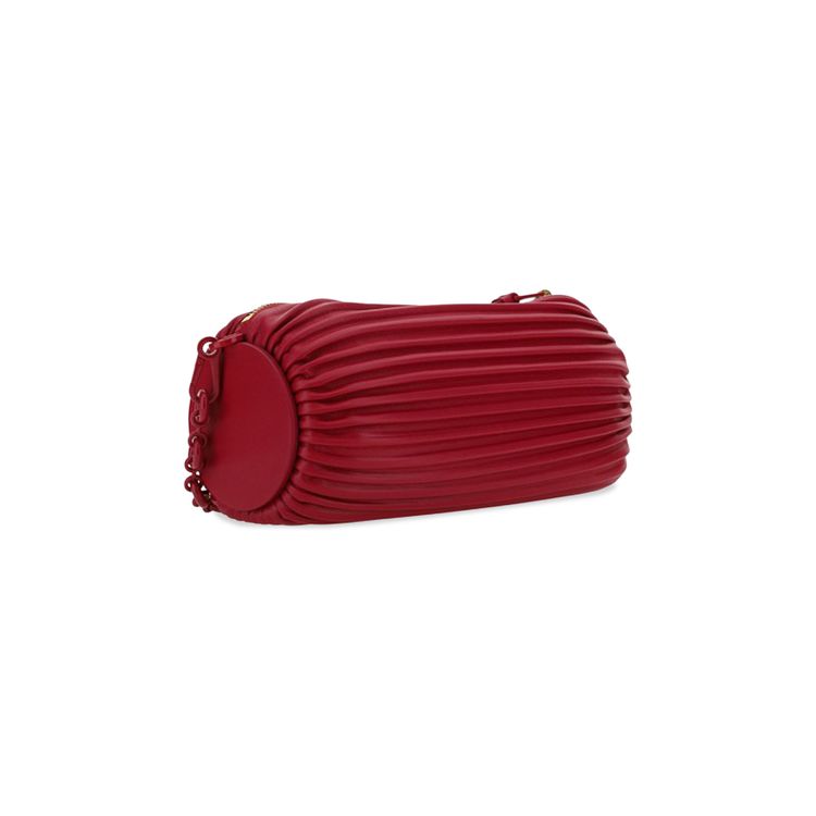 Loewe Bracelet Pouch Monochrome Bag Rouge Blossoms