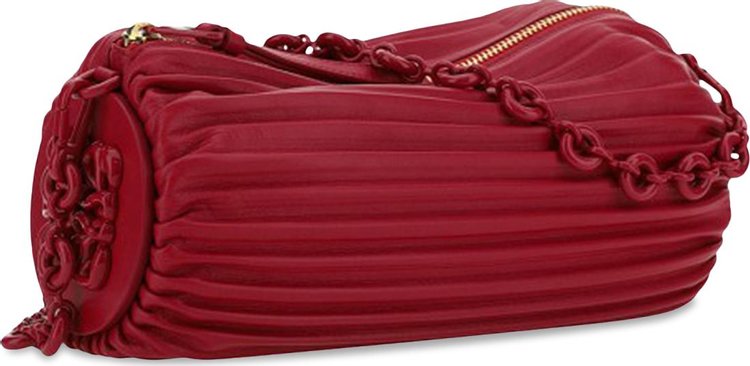 Loewe Bracelet Pouch Monochrome Bag 'Rouge Blossoms'