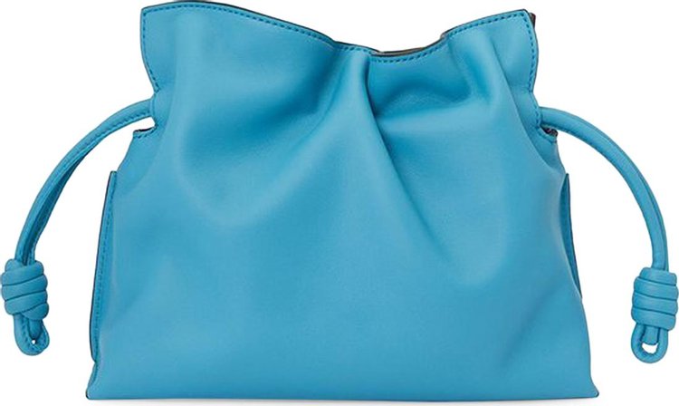 Loewe Flamenco Clutch Mini Bag Cyan