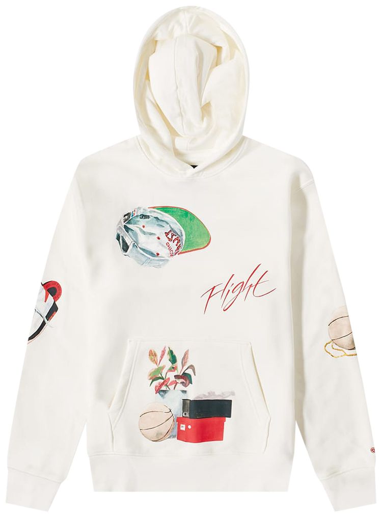 Air Jordan Artist Series By Jacob Rochester Pullover Hoodie SailBlackUniversity Red