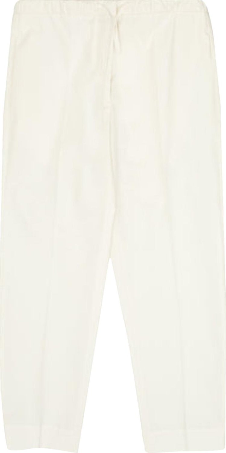 Jil Sander Drawstring Cropped Trousers 'Optic White'