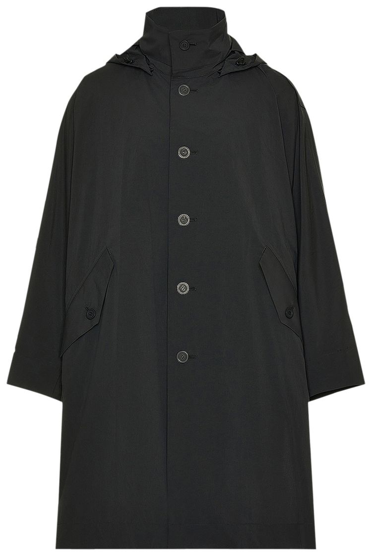 Homme Plisse Issey Miyake Flip Coat Black