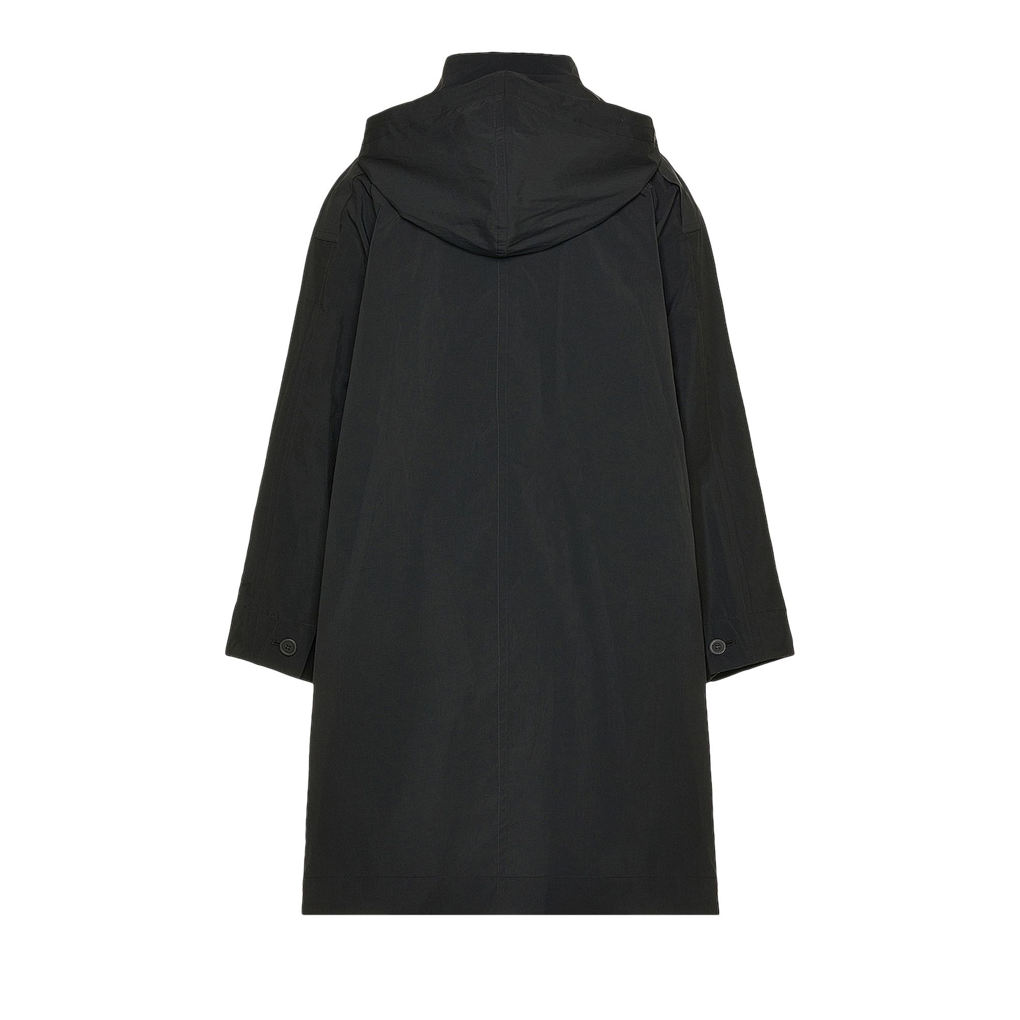 Buy Homme Plissé Issey Miyake Flip Coat 'Black' - HP28FA314