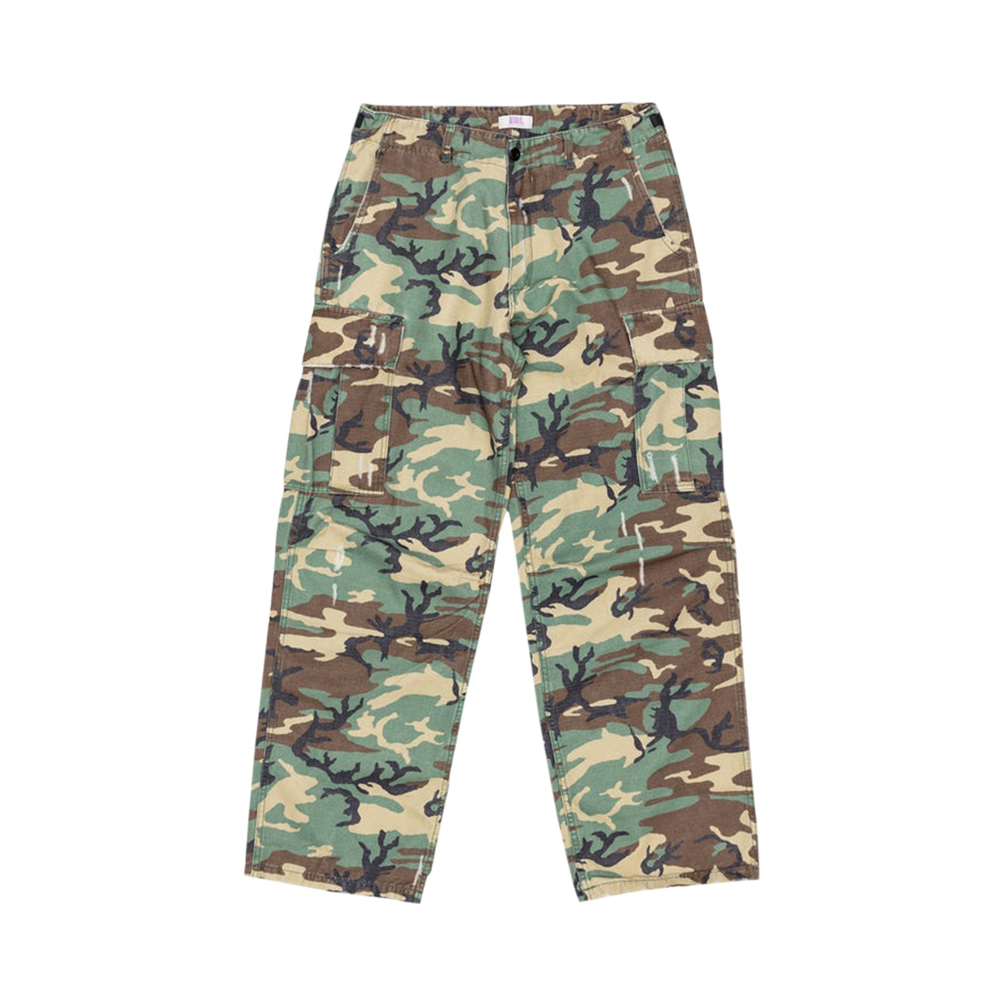 ERL Printed Cargo Pants 'Green'