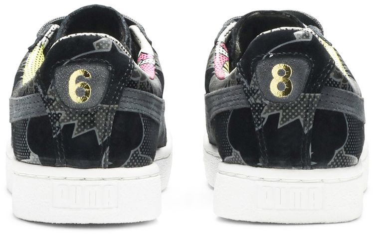 YO MTV RAPS x Puma Basket 68 Print Black Comic