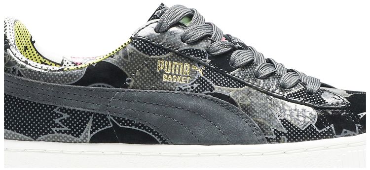 YO MTV RAPS x Puma Basket 68 Print Black Comic