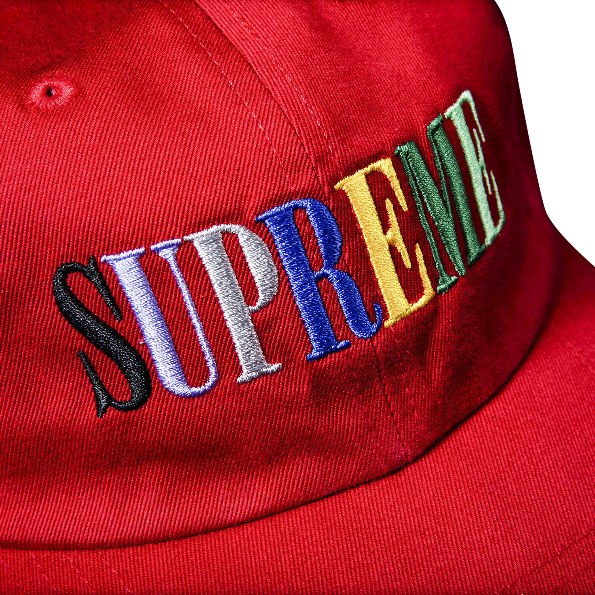 中古 Supreme FW20 Multi Color Logo 6-Panel Supreme Multi Color Logo 6-Panel (FW20) - $48