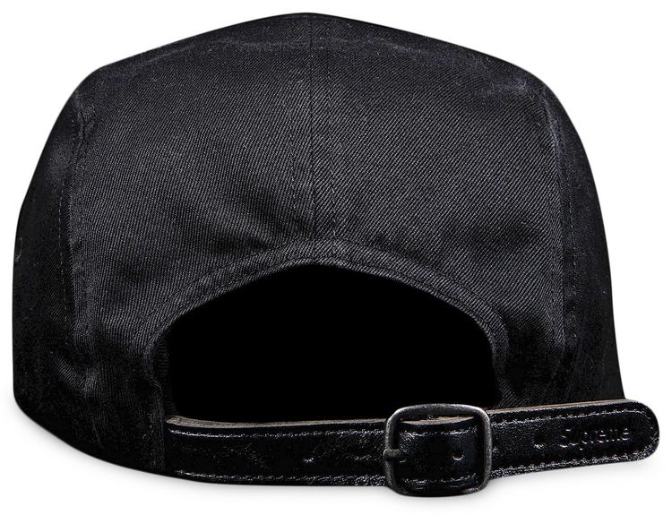 Supreme Washed Chino Twill Camp Cap Black
