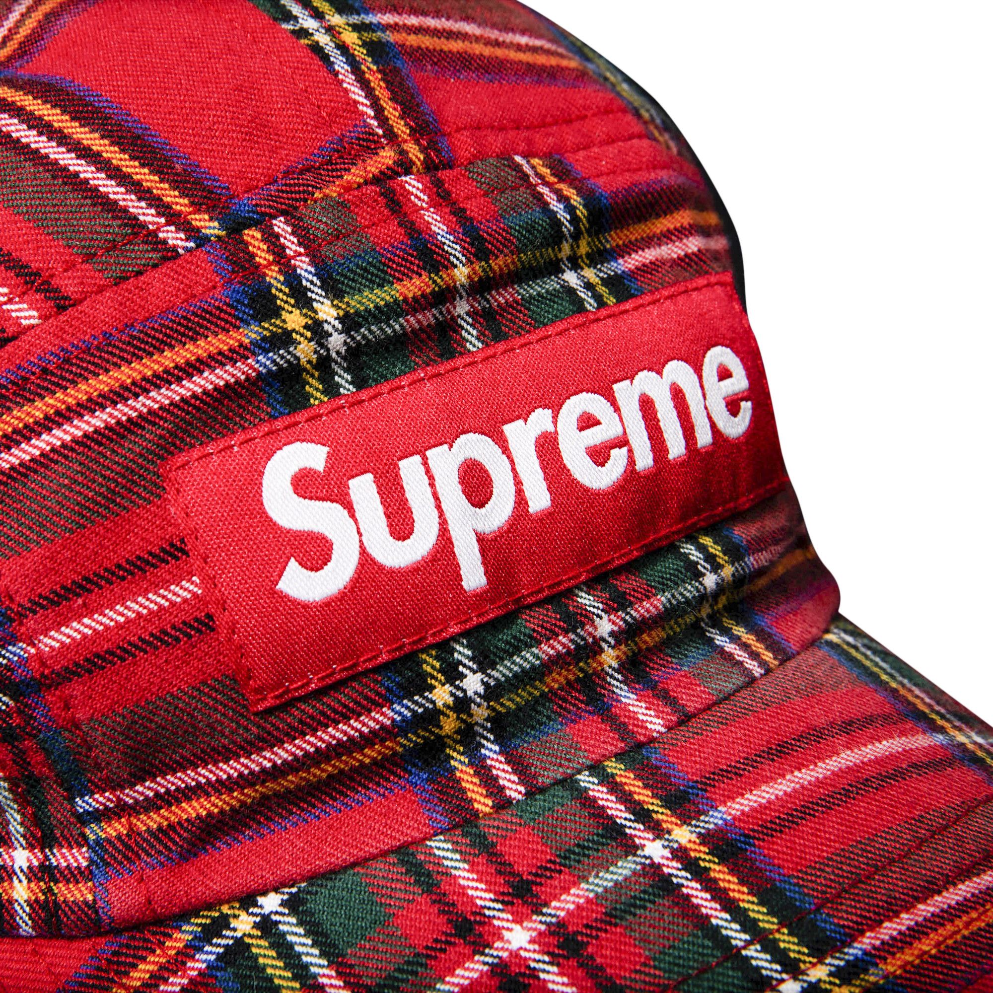 Brand New Supreme Washed Chino Twill Camp Cap Hat Red