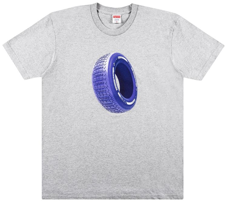Supreme Tire Tee Heather Grey
