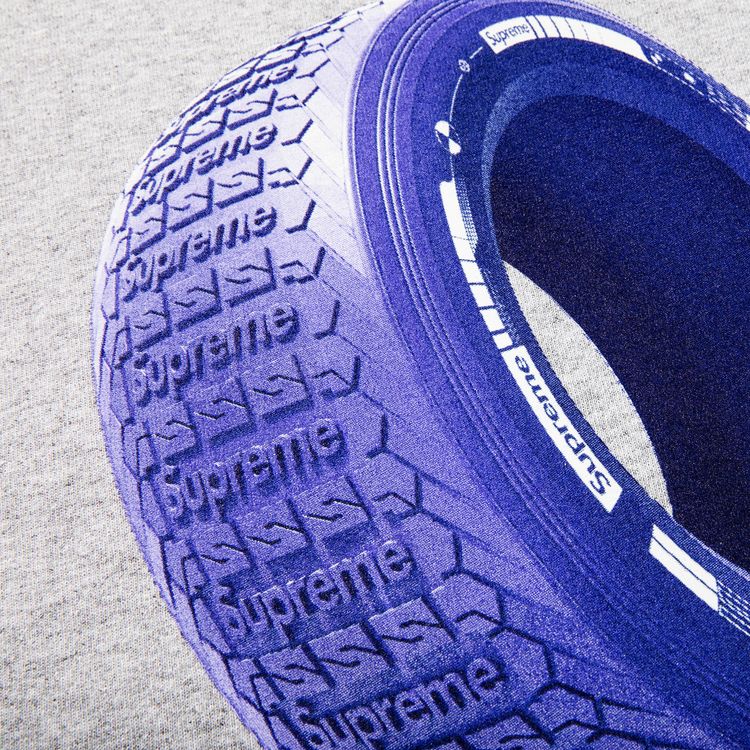 Supreme Tire Tee Heather Grey