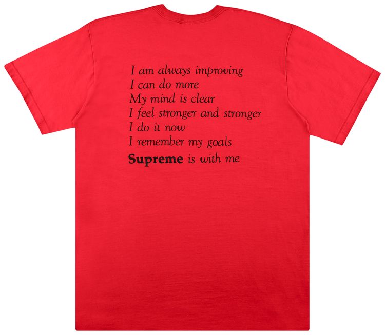 Supreme Stay Positive Tee Red