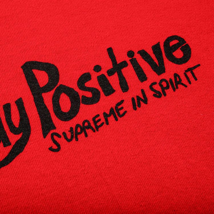Supreme Stay Positive Tee Red