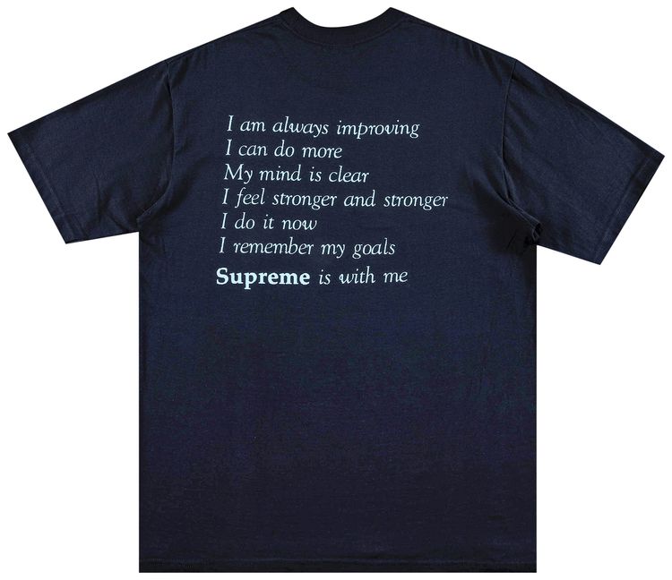 Supreme Stay Positive Tee Navy