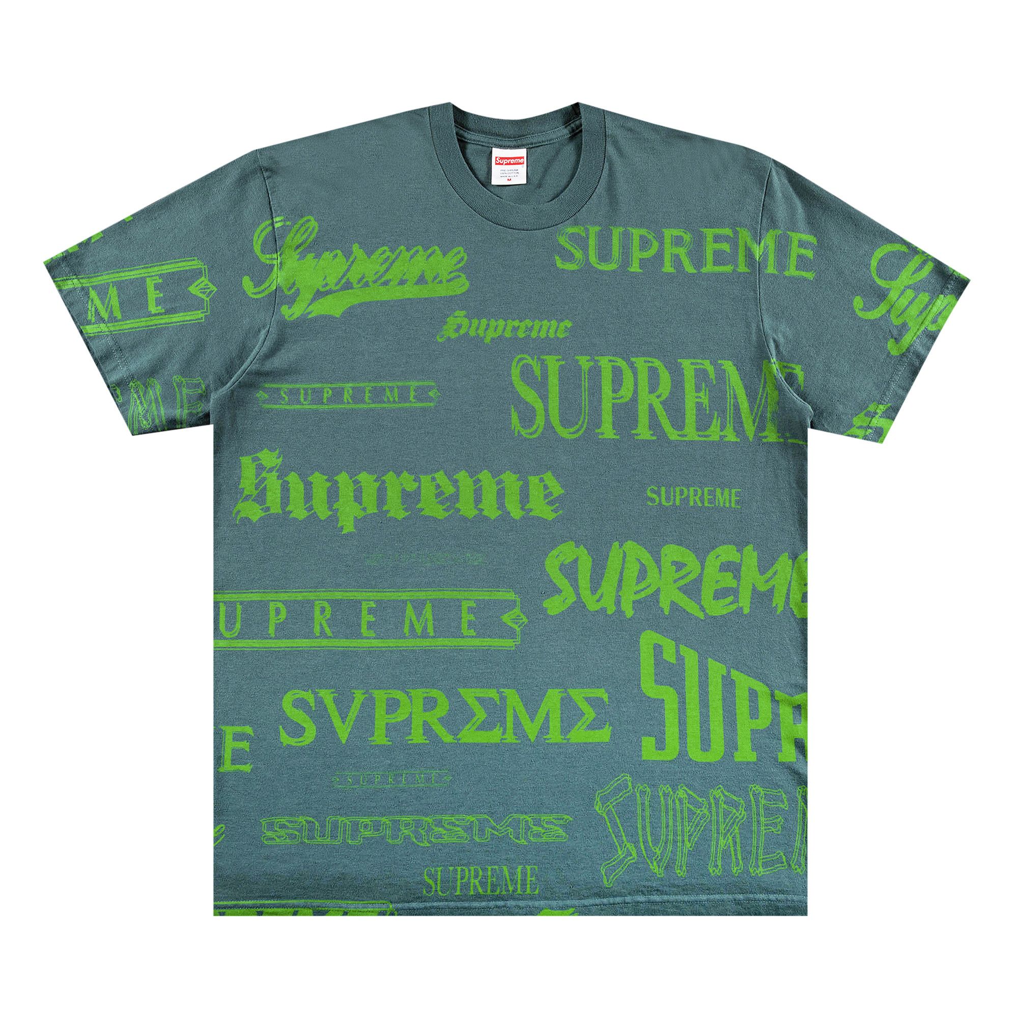 Supreme multi logo tee online