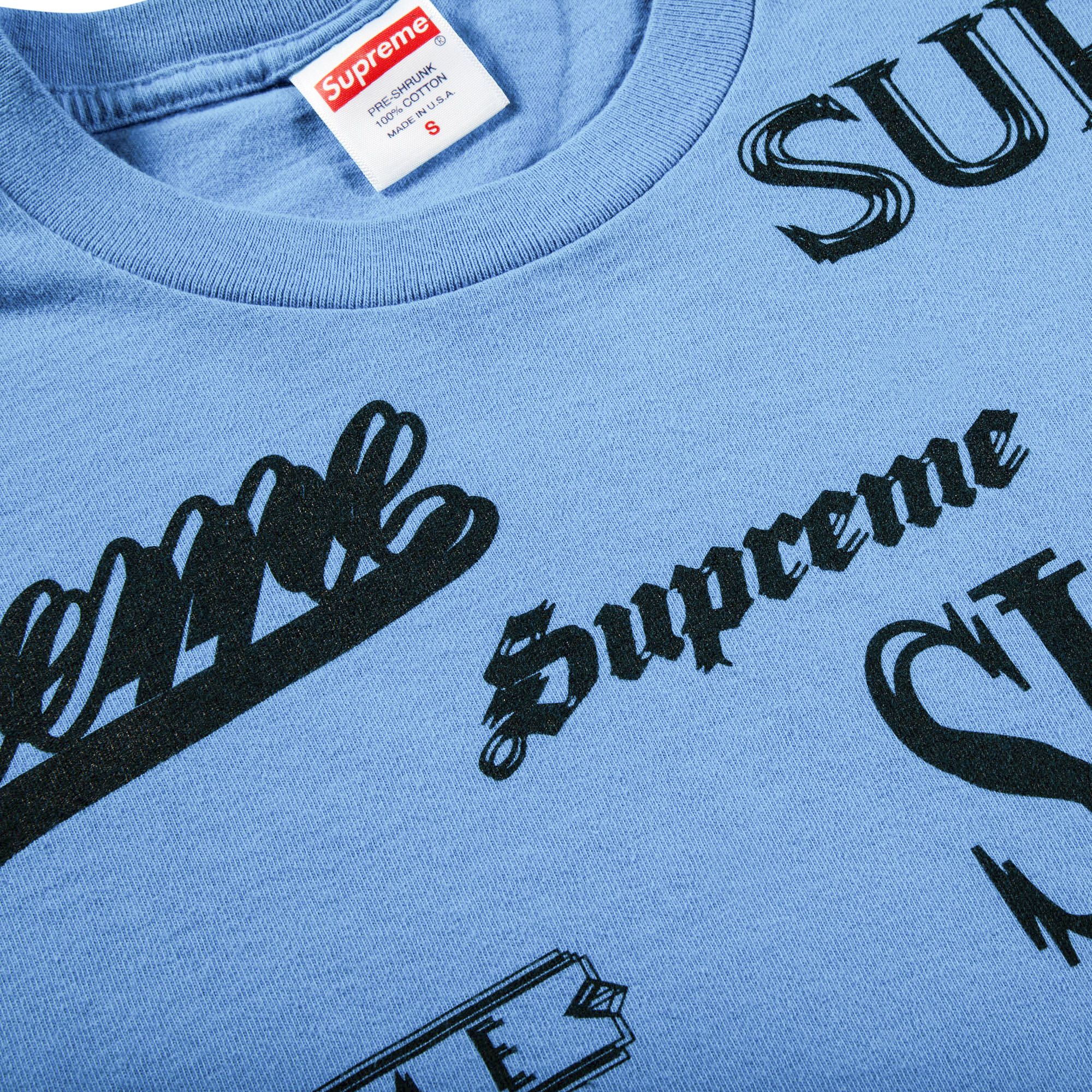 Buy Supreme Multi Logo Tee 'Bright Blue' - FW20T8 BRIGHT
