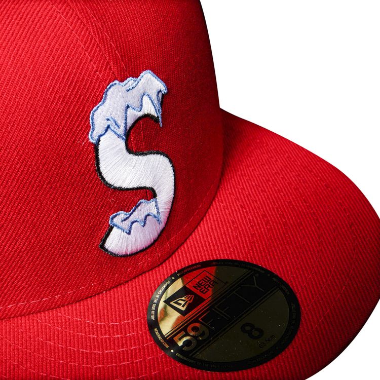 Supreme x New Era S Logo Red