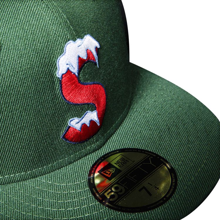 Supreme x New Era S Logo Bright Olive