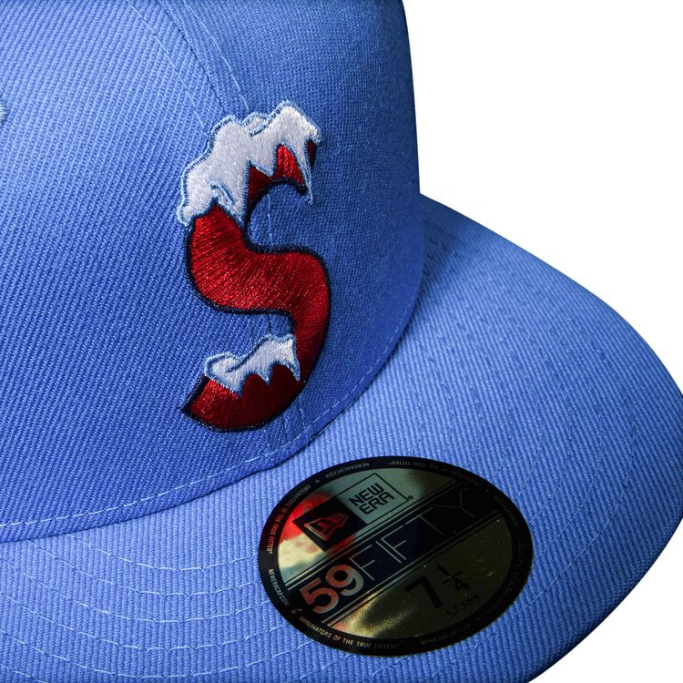 Supreme x New Era S Logo Bright Blue