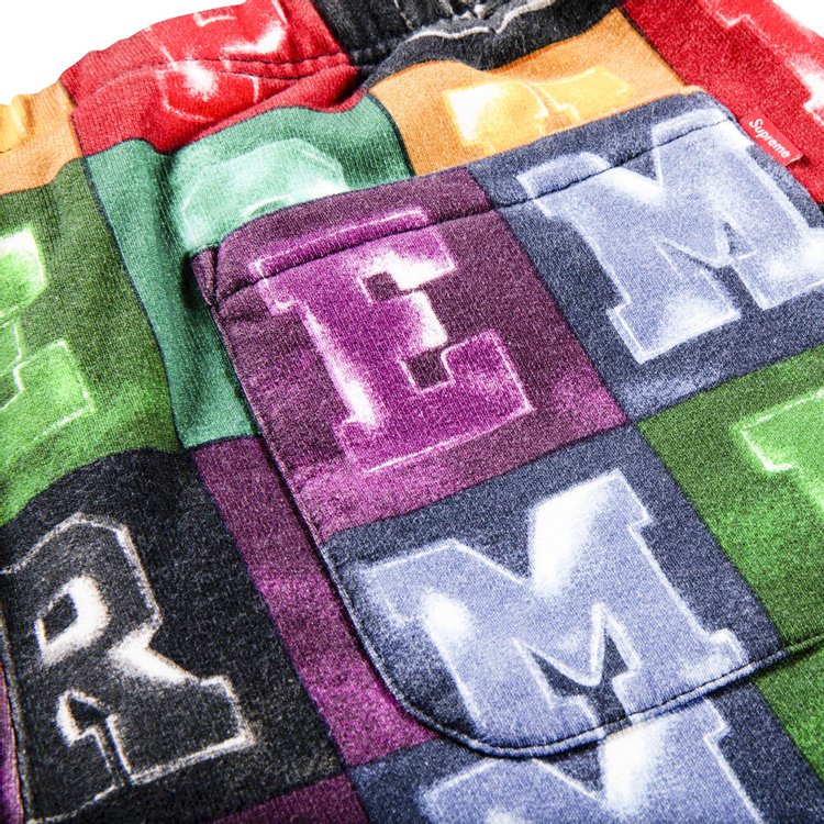 Supreme Blocks Sweatpant Multicolor