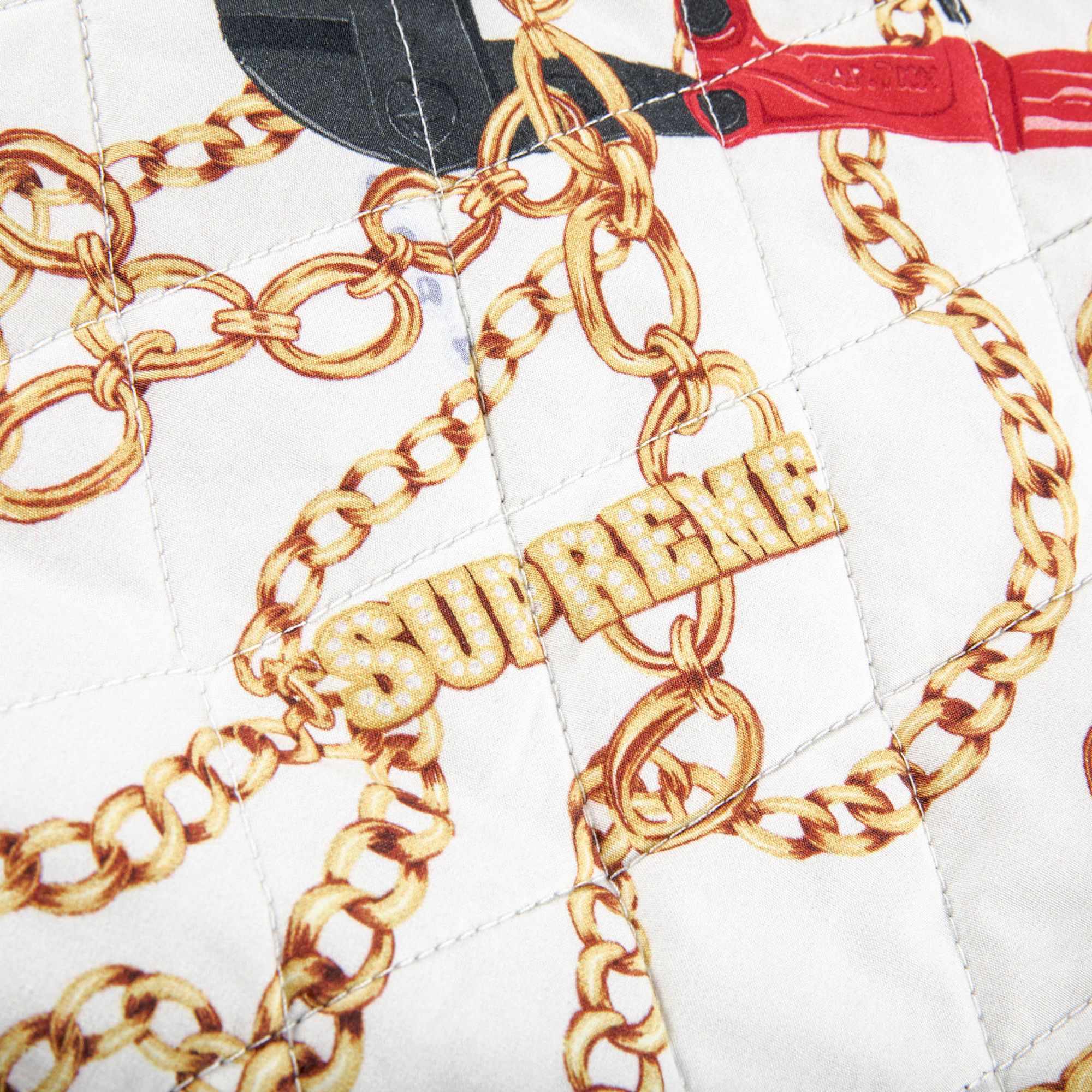 Buy Supreme Chains Quilted Jacket 'White' - FW20J57 WHITE | GOAT IT