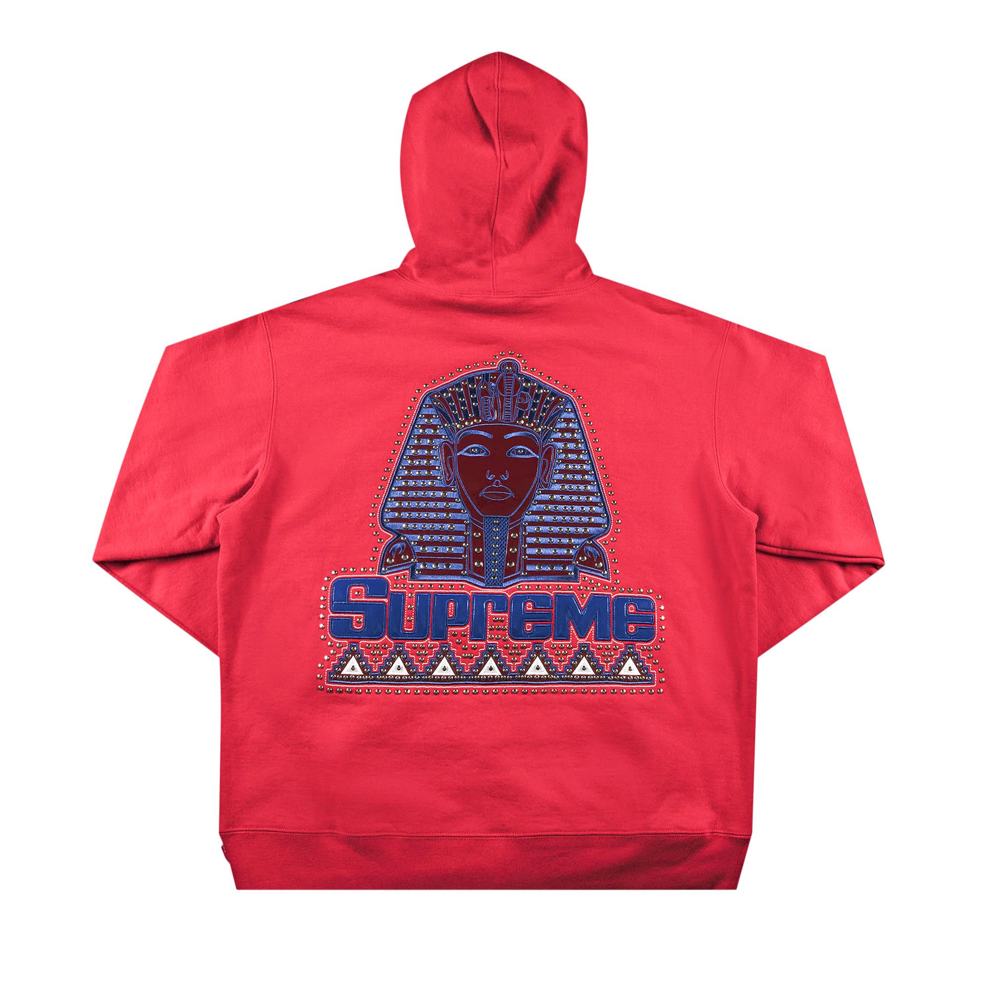 Buy Supreme Pharaoh Studded Hooded Sweatshirt Red FW20SW14 RED GOAT CA