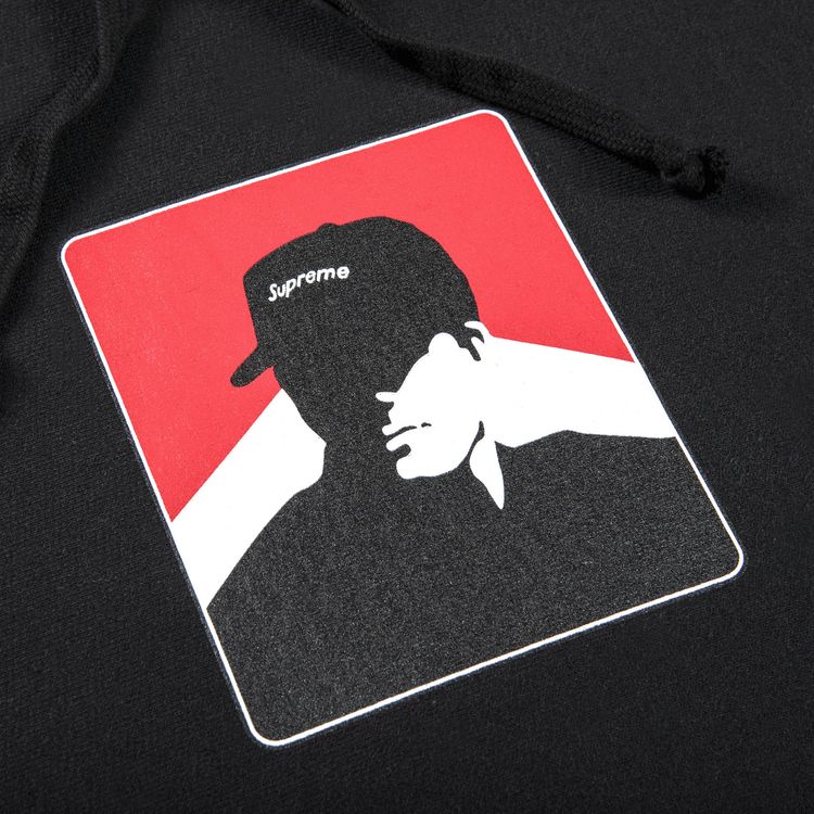 Supreme Portrait Hooded Sweatshirt Black