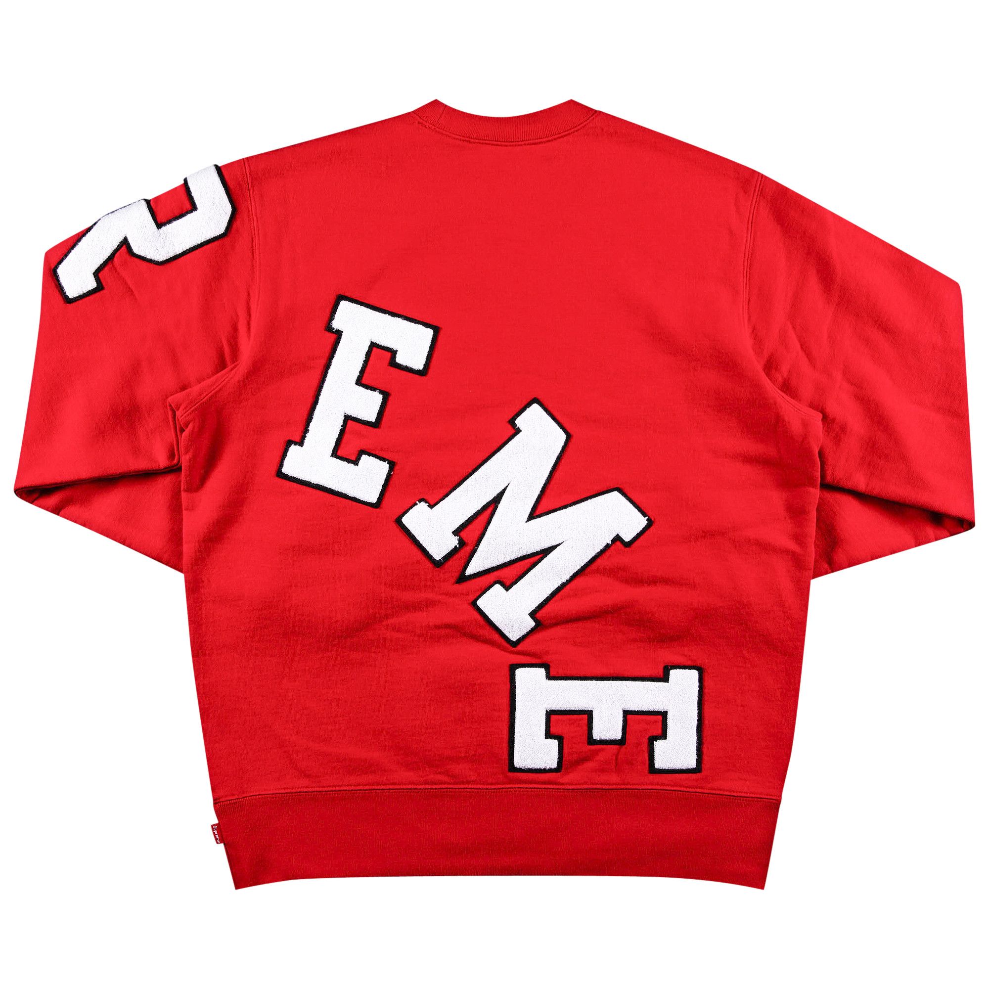 Supreme big arc crewneck red outlet