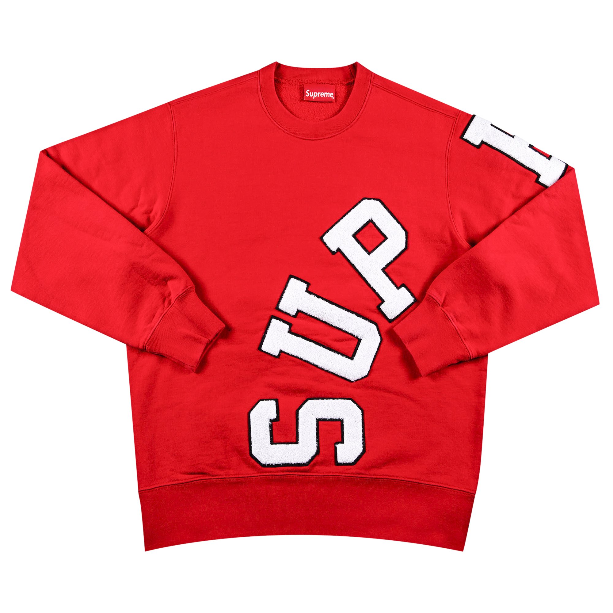 Buy Supreme Big Arc Crewneck 'Red' - FW20SW18 RED | GOAT
