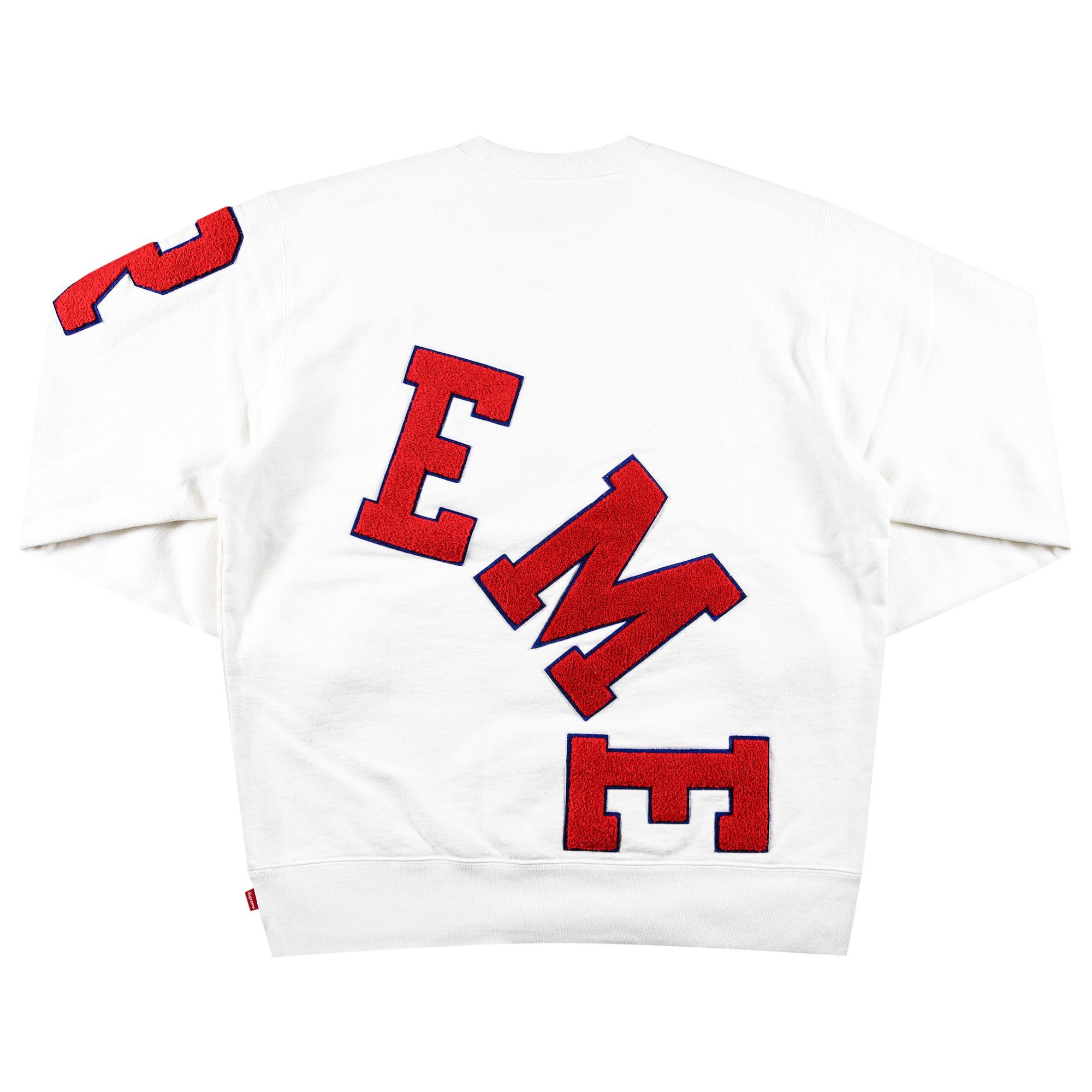 Size s Supreme Big Arc Crewneck 'White'