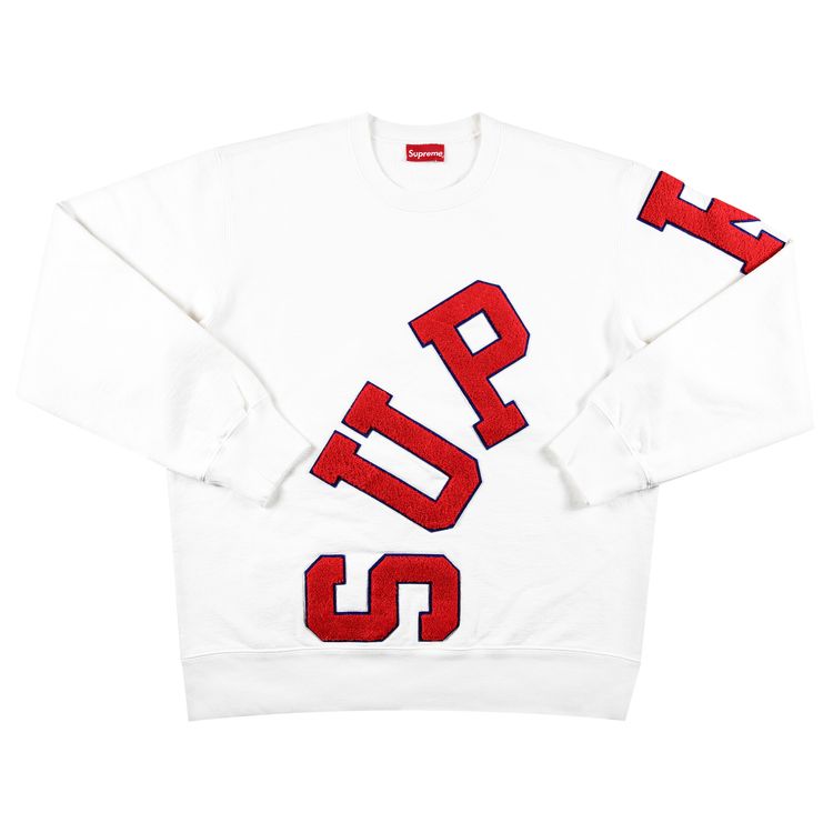 Supreme Big Arc Crewneck White