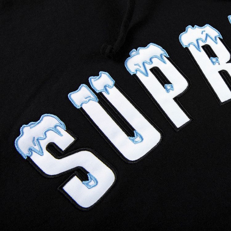 Supreme Icy Arc Hooded Sweatshirt Black