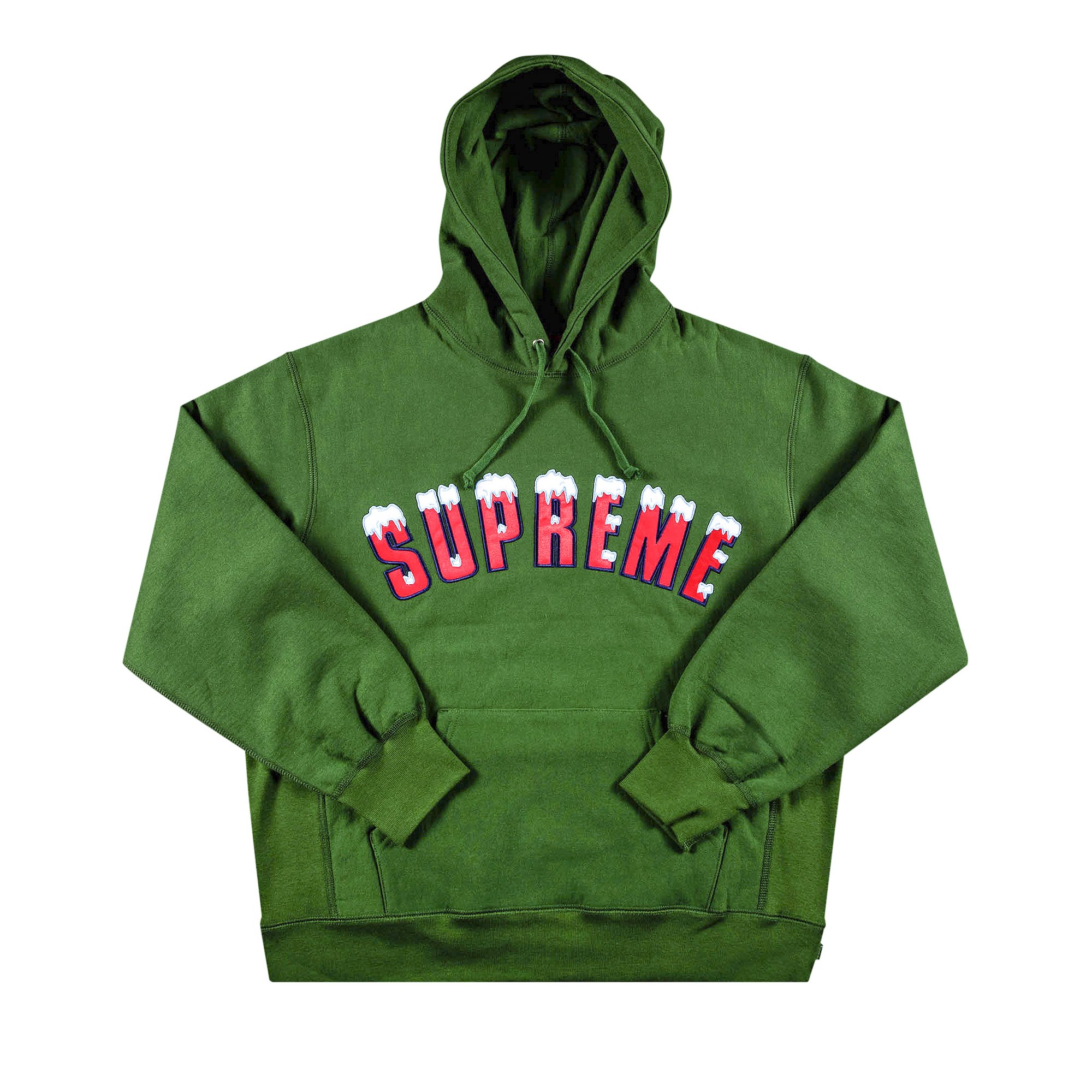 Buy Supreme Icy Arc Hooded Sweatshirt 'Green' - FW20SW77 GREEN | GOAT