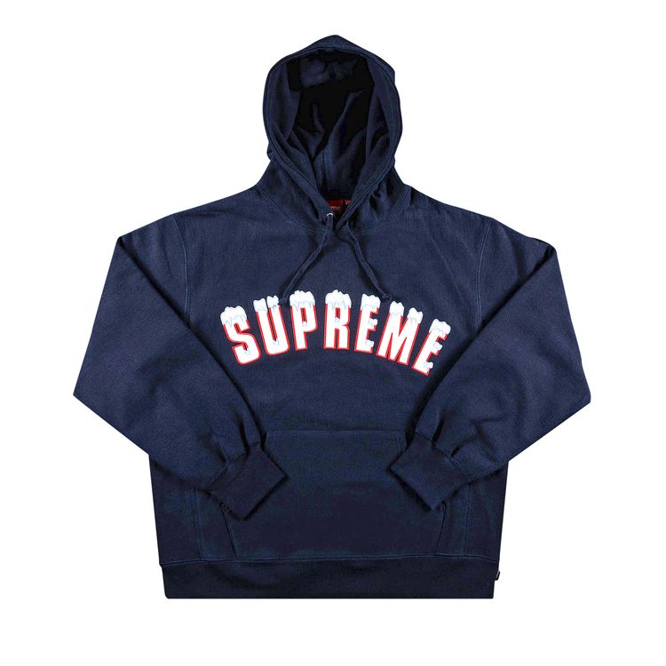 Apparel Supreme Icy Arc Hooded Sweatshirt Supreme Stars Arc Hooded