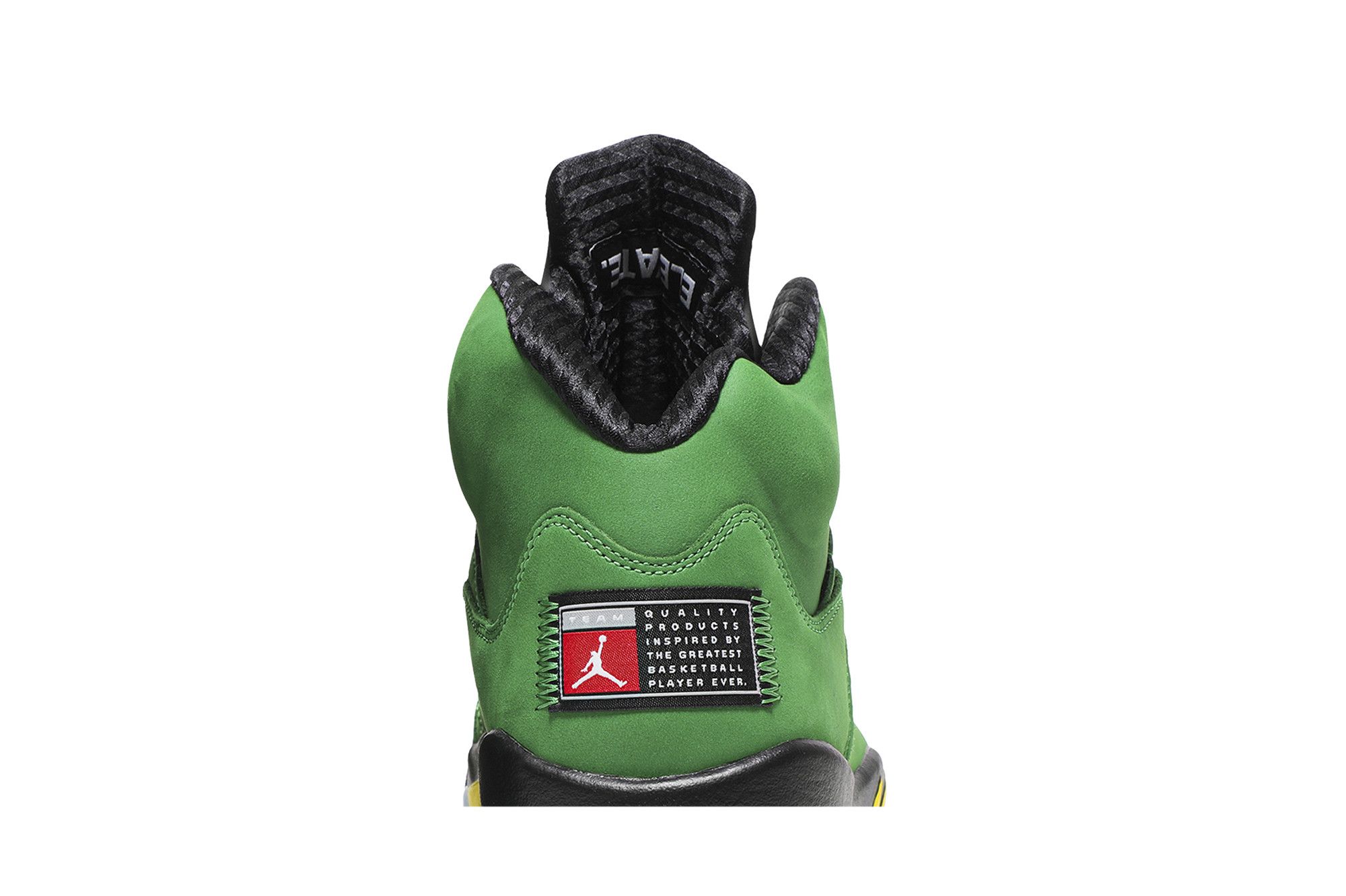 Jordan 5 green suede deals
