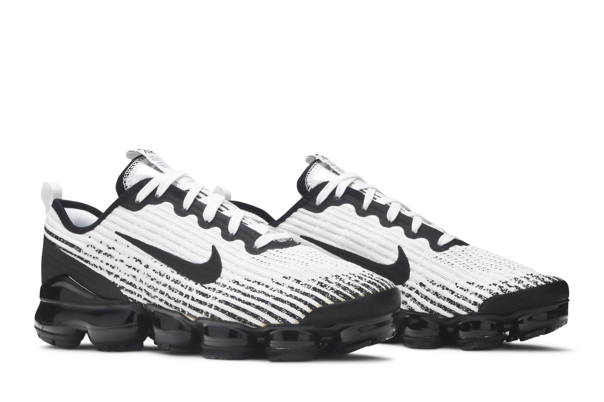 Buy Air VaporMax Flyknit 3 GS White Black BQ5238 103 GOAT