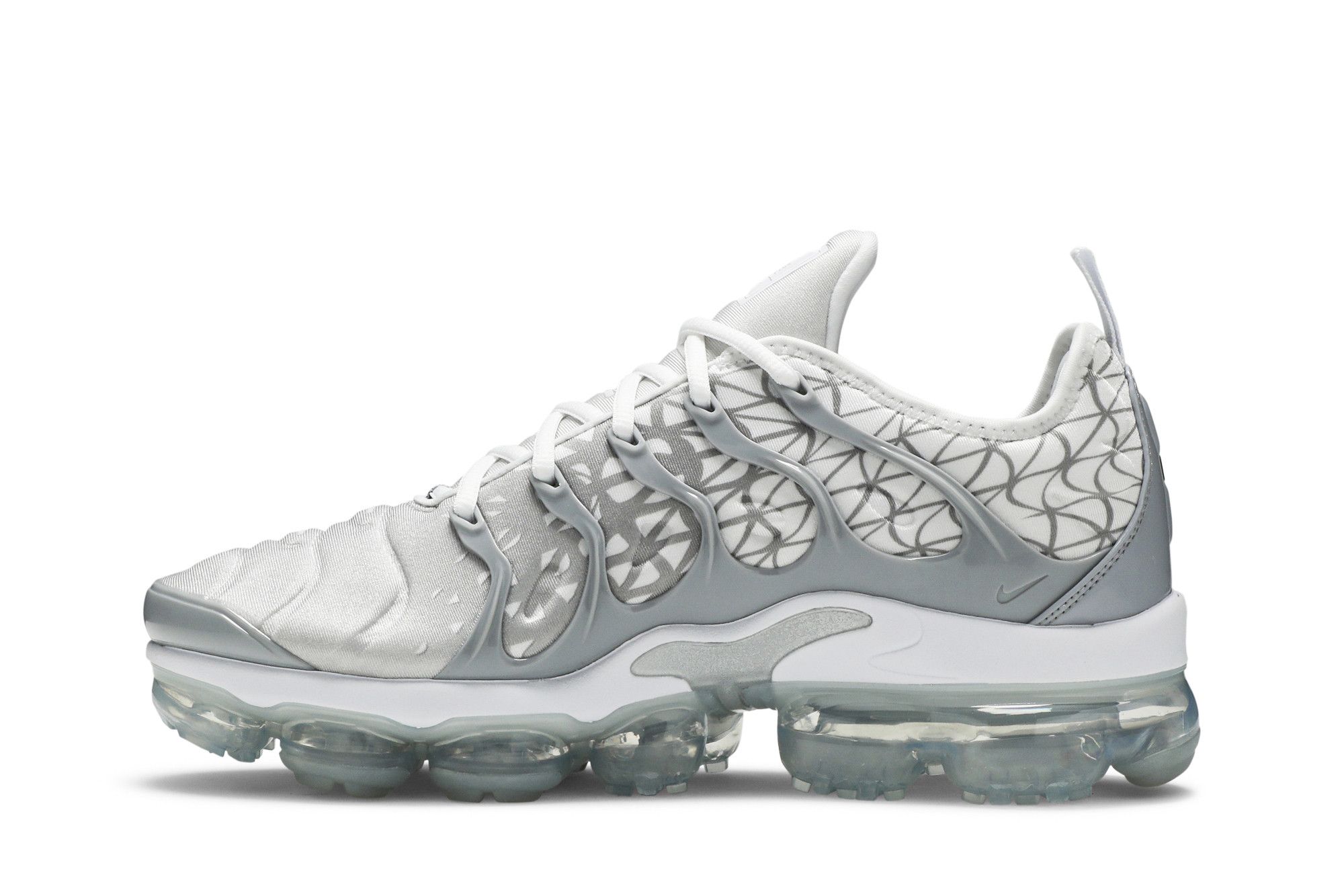 (。・ω・。)❤︎ Buy Air VaporMax Plus 'Silver Patterns' - 924453 106 | GOAT