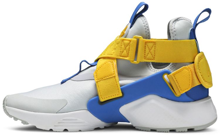 Nike Air Huarache City Low GS Platinum Blue Amarillo