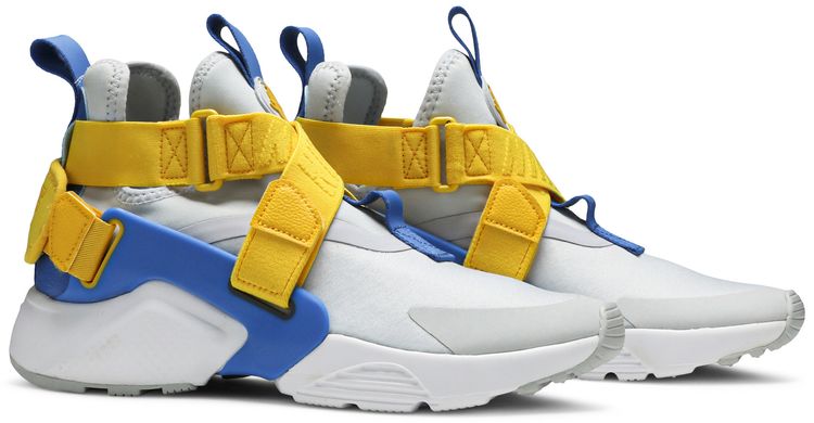 Nike Air Huarache City Low GS Platinum Blue Amarillo
