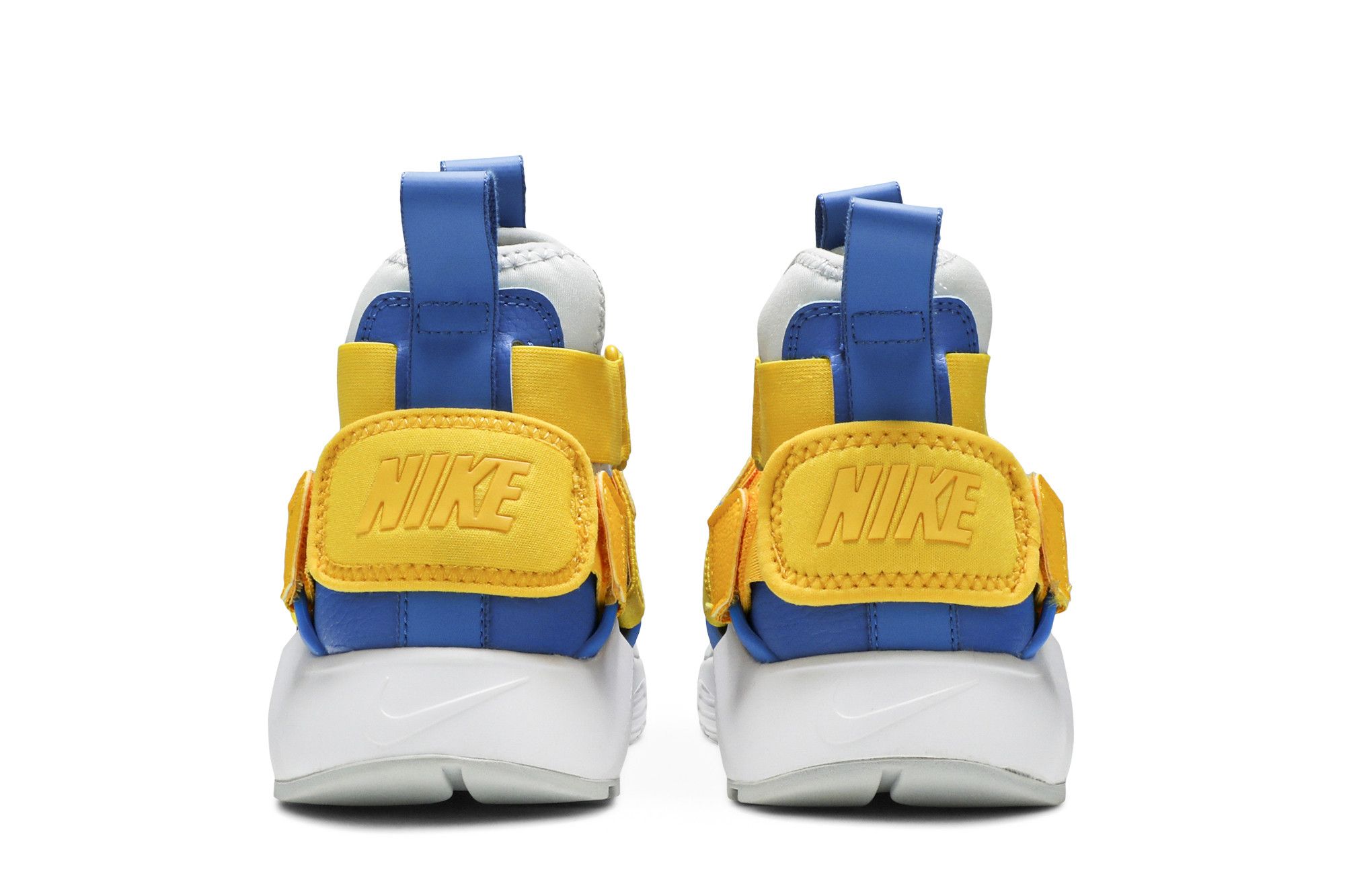 Size 4.0 Air Huarache City Low GS Platinum Blue Amarillo