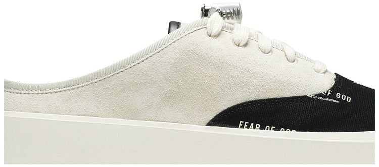 Fear of God 101 Backless Fear of God Print   Bone Black