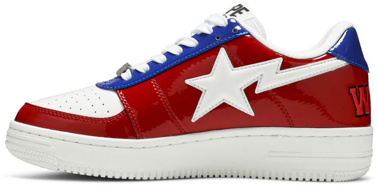 Bapesta Low M2 Red Shark Face