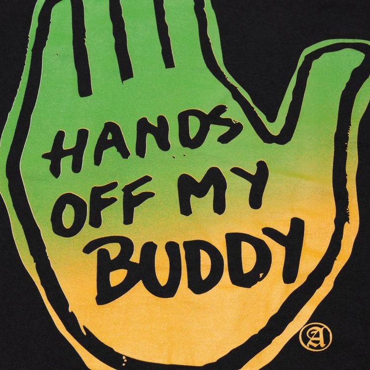 Aries Hands Off Tee Black