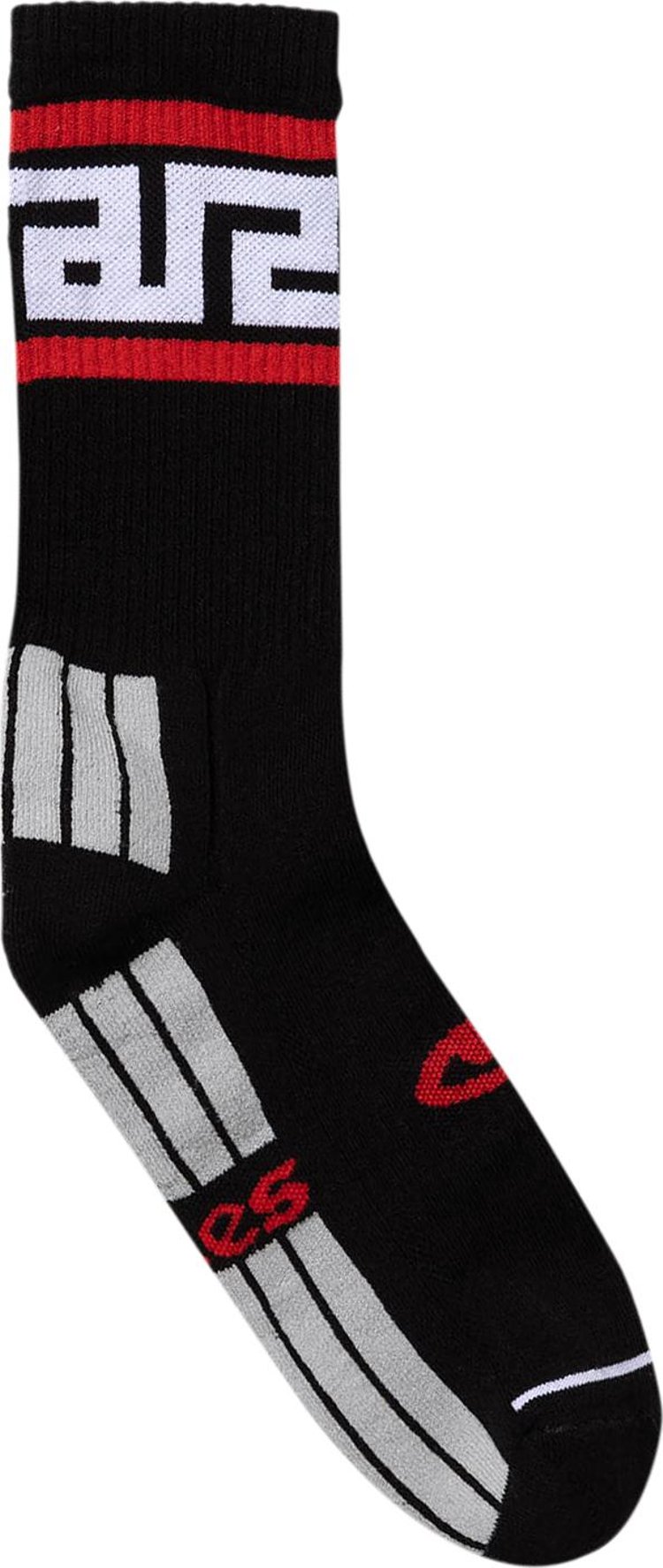 Aries Meandros Socks 'Black'