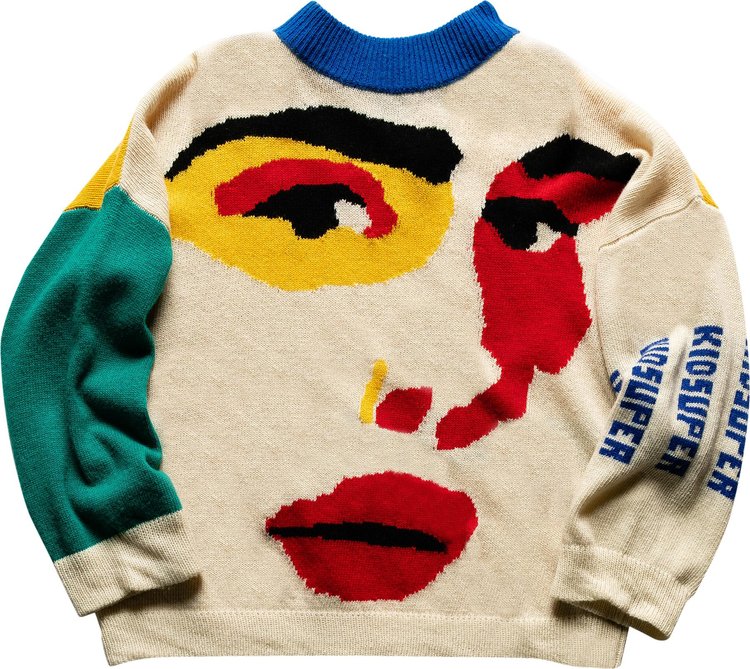 KidSuper Face Knit Sweater 'Multi-Color'